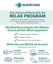 Encontrará más ofertas en el sitio web de Domino North America