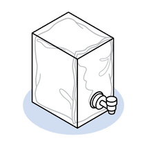 Rigid Bag-in-box for Liquids Package Type Icon