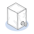 Rigid Bag-in-box for Liquids Package Type Icon