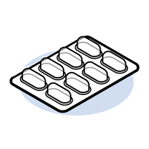 Semi-Rigid Blister for Tablets Package Type Icon