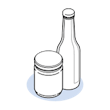 Rigid Bottle or Jar Package Type Icon