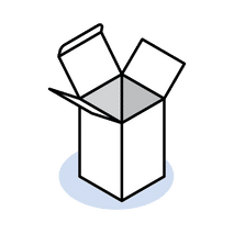 Rigid Carton (Folding) Package Type Icon