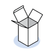 Rigid Carton (Folding) Package Type Icon