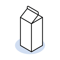 Rigid Carton (Gabletop) Package Type Icon