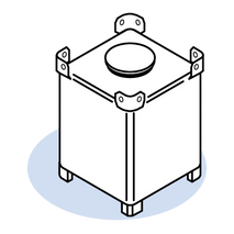 Granel/Industrial IBCs/ Tote Tipo de Empaque  Icono