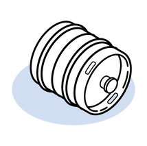 Bulk/Industrial Keg or Cask Package Type Icon