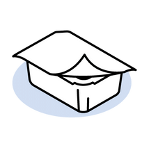 Semi-Rigid Portion Pack Cup Package Type Icon